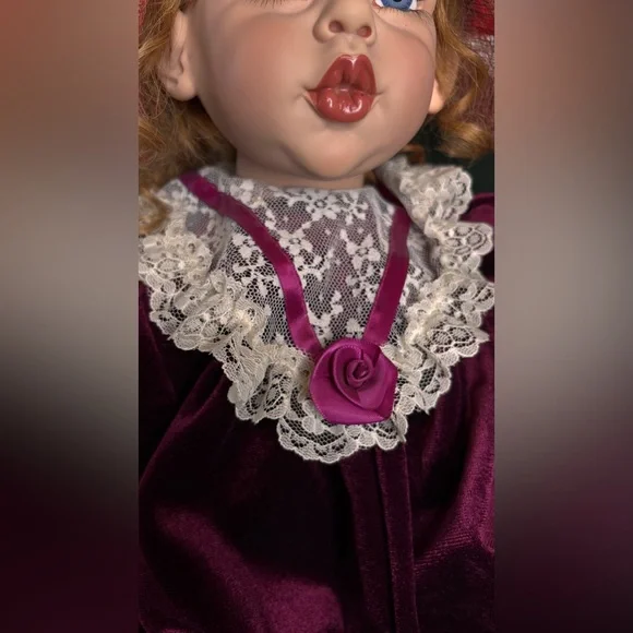 Fayzah Spanos KISSES” Rare Vinyl Doll